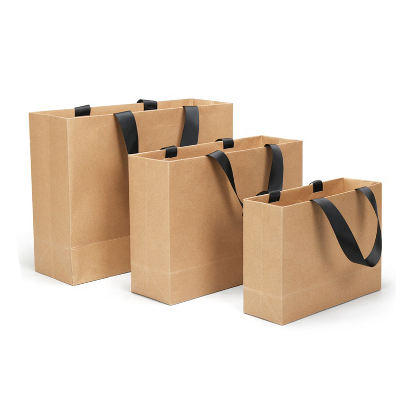 white paper gift bags with ribbon handles
