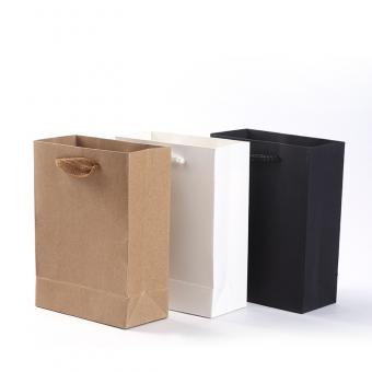 Bolsa de papel kraft marrón personalizada y diseño