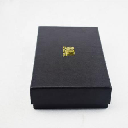 Cardboard Gift Box with Logo Gold Hot Stamping