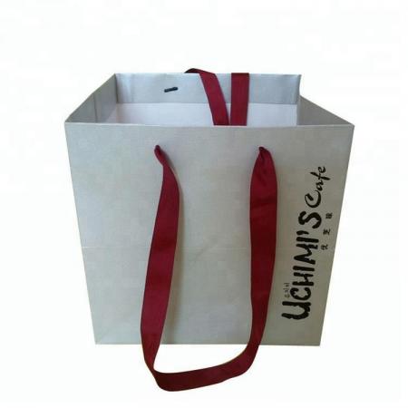 diseño del proveedor empaquetado de lujo personalizado bolsas de compras de papel de lujo ecológico con logotipo de marca de impresión