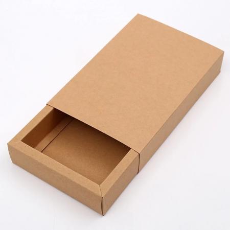 caja de papel de jabón de manga de papel kraft marrón