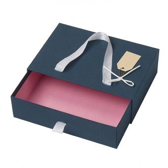 caja de regalo de encargo al por mayor del cajón de cartón de alta calidad con la manija