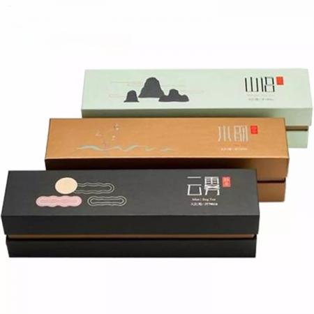 caja de regalo de té chino de impresión personalizada con su logotipo y diseño