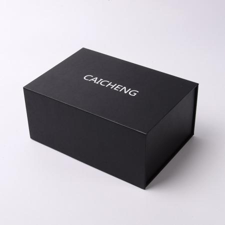 caja de regalo negra de maquillaje de cosméticos de etiqueta privada