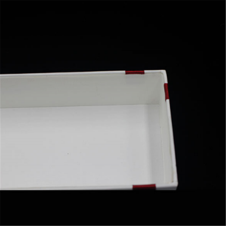 Nuevo diseño pequeño embalaje de caja de regalo de cartón blanco con cinta de tapa para reloj