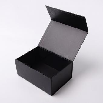 caja de regalo negra de maquillaje de cosméticos de etiqueta privada
