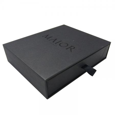 cajas de regalo del cajón del empaquetado del estampado en caliente del logotipo personalizado de lujo