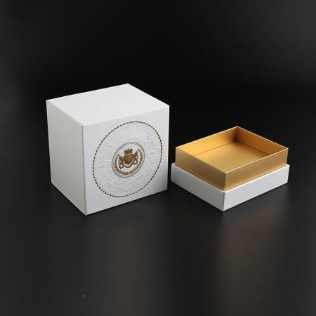 proveedor de china cosméticos de lujo dorado en relieve caja de regalo de embalaje de papel cajas de embalaje para botella de vidrio de perfume