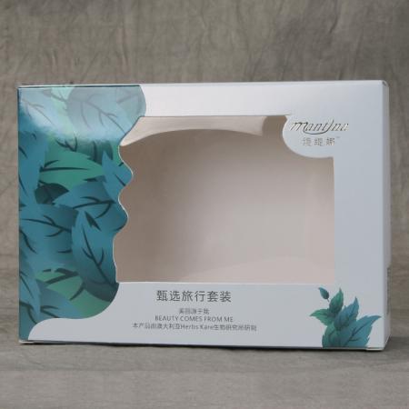 caja de papel de empaquetado de lujo de laminación mate de alta calidad para cosméticos