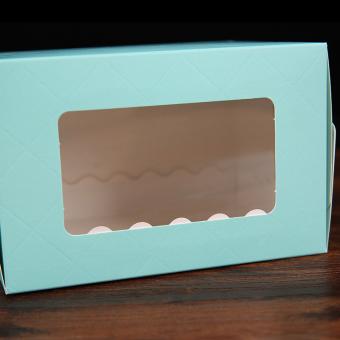 caja de papel plegable cosmética del diseño de la moda con la ventana clara del pvc