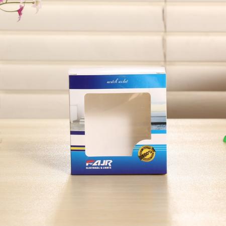 caja de papel cosmética del embalaje del regalo de la venta caliente con la ventana