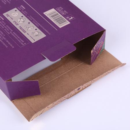 Caja de papel de embalaje de regalo de pvc transparente marrón kraft impreso personalizado