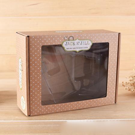 caja de envío corrugada de cartón marrón fuerte impresa personalizada