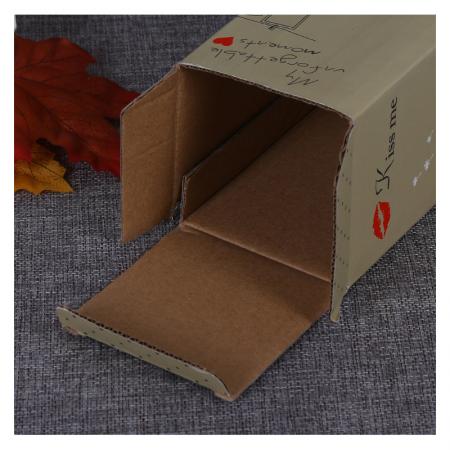 caja de cartón corrugado personalizado al por mayor con ventana de pvc