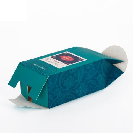 laminación mate impresa personalizada pie caja de papel de perfume de fondo plano 300g