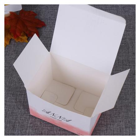 alta calidad 300g papel blanco de lujo cuidado de las manos cosmética set de regalo caja de embalaje
