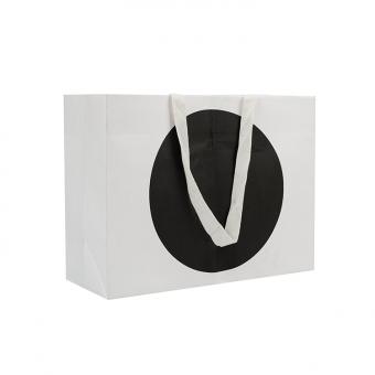 bolsa de embalaje de papel de compras de ropa de buena calidad de lujo
