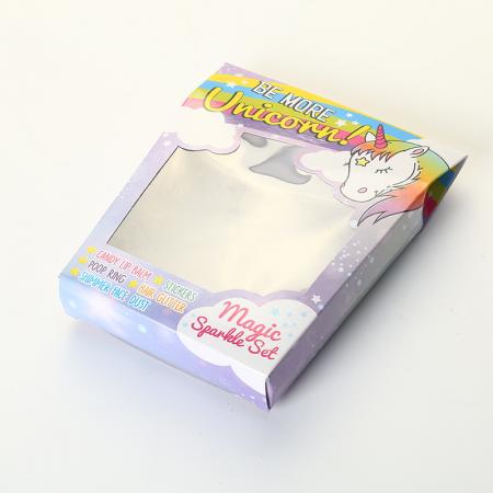 impresión de lujo caja de regalo de dulces de chocolate vacía con ventana transparente de pvc