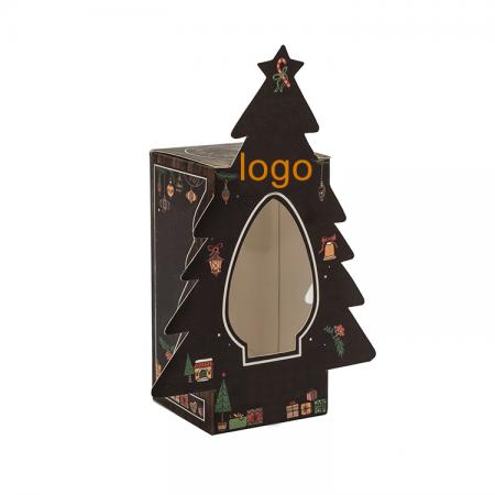 caja de regalo cosmética de lujo de encargo de la tarjeta blanca 300g pequeña del corte del laser de la forma del triángulo