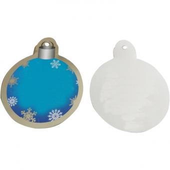 etiqueta colgante personalizada con forma de bola de anillo única reciclada de lujo
