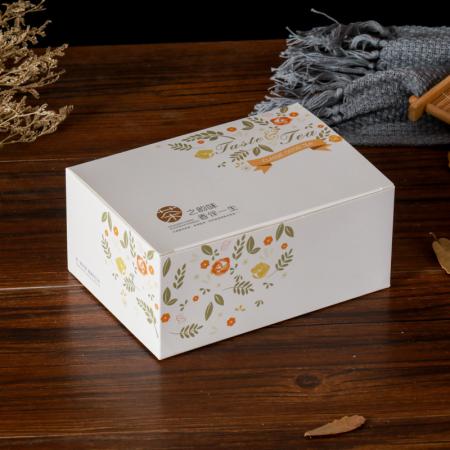 Barato personalizado impresión a todo color cartón plegable pequeñas barras de café bolsitas de té caja de embalaje de papel