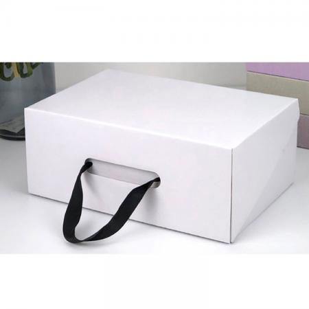 caja de zapatos negra al por mayor para adultos y niños caja de banda con caja de cartón corrugado