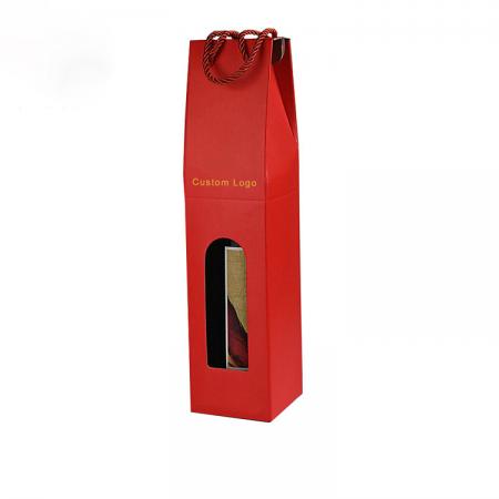 caja de regalo de vino de papel barato de lujo caja de vino de papel corrugado