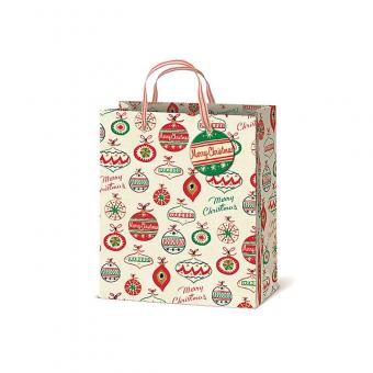 bolsa de asas de embalaje de papel de navidad al por mayor bolsa de regalo de papel de artesanía de navidad