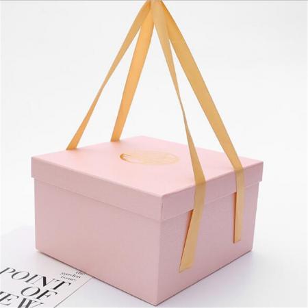 Folding Makeup Beautiful Gift Box With Ribbon Tie wholesale