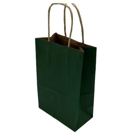 compras verdes personalizadas privadas una bolsa de papel marrón bolsa de papel agrega tu diseño