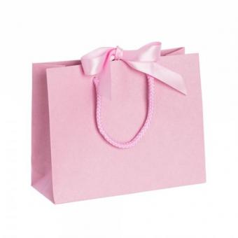 Bolsas de papel de regalo con asa de cinta
