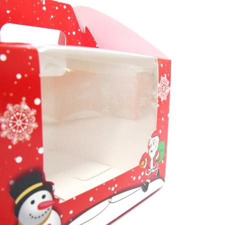 papel plegable regalo tarjeta blanca confitería galleta regalo cajas de papel