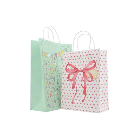 custom paper packaging bags with logo