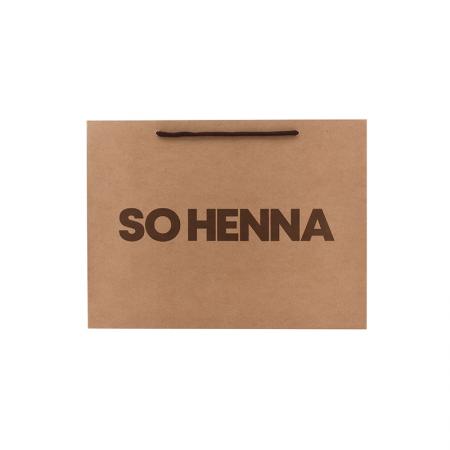 customized printing design gift paper shopping bags with handle